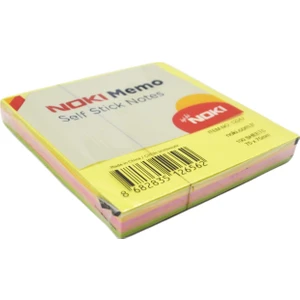 Memo Stick Notes 75X75 mm Küp Neon Yapışkanlı Not Kağıdı 100 Yaprak 12042
