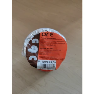 Ore Ø100MM Izolesiz Alü.shine Flexible Hava Kanalı 2,5 Metre