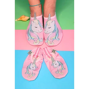 First Step Pembe 3 Boyutlu Unicorn Anne Kız Kombinlenebilir Havuz Patiği (Ayrı Ayrı SATILMAKTADIR)-F-9012