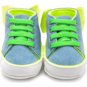 First Step Fosforlu Kurdele Patik Yeşil