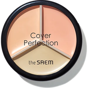 The Saem Cover Perfection Triple Pot 3'lü Kapatıcı Paleti - 03 Correct Up Beige