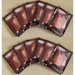 Kına İçeren Saç Boyası Bordo Renk (Koyu Kızıl) 10 gr - 12 Adet