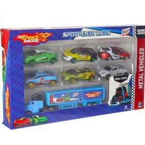 Toy-40 7'li Speed Racer Metal Araba Oyuncak