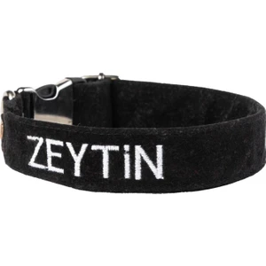 Kişiye Özel Kadife Köpek Boyun Tasması Isme Özel Köpek Tasması Isimli Köpek Tasması (Nakışlı)