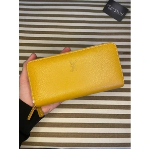 Sanat Leather SL-2155 Çift Fermuarlı 16 Adet Kart Giriş Bölmeli  Deri Unisex Cüzdan Sanat Leather
