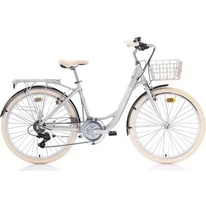 Juliet 26 Jant 21 Vites 43 cm V-Fren Şehir Bisikleti- Mat Gri-Krom