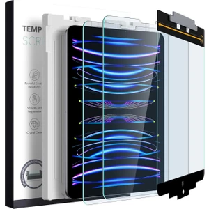 iPad 10. Nesil 10.9 Inç 2022TABLET Ekran Koruyucu Cam Otomatik Hizalamalı Toz Önleyici Kolay Uygulamalı