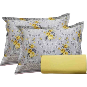 Güllüce Home Çift Kişilik Lastikli Çarşaf & Volanlı Yastık Kılıfı