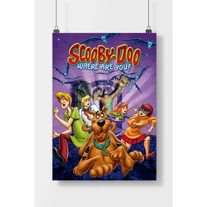 Poster City Postercity Scooby-Doo Çizgi Film Afiş Poster Çerçevesiz Parlak Kağıt