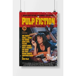 Poster City Postercity Pulp Fiction Film Poster Çerçevesiz Parlak Kağıt