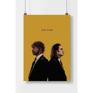 Poster City Postercity Pulp Fiction Film Poster Çerçevesiz Parlak Kağıt