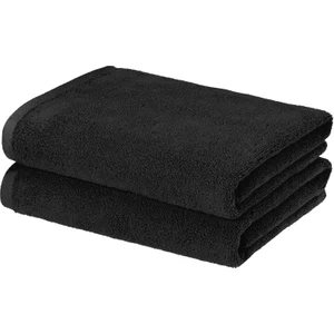 KAYABEY HOME Bir Adet Siyah Renkli Banyo Duş Havlusu %100 Pamuk Vücut Havlusu Tekli Pamuklu Büyük Havlu 70X140 cm