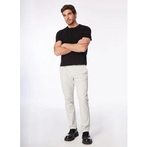 Normal Bel Normal Paça Gri Erkek Chino Pantolon F4SM-PNT-658