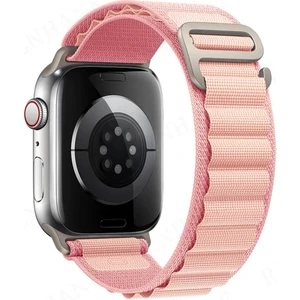 Apple Watch Uyumlu 38MM 40MM 41MM 1/2/3/4/5/6/se/7/8/9ultra Mountain Kordon Pembe