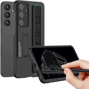 Samsung Galaxy S24 Uyumlu Kılıf Case, Standlı El Tutacaklı Kapak Stand With Hand Holder Cover