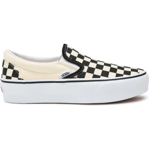Classic Slip-on Checkerboard Platform Damalı Sneaker