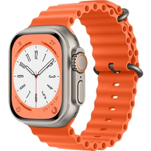 Apple Watch Uyumlu 38MM 1/2/3/4/5/6/se/7/8/9ultra Ocean Kordon Kordon Turuncu