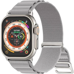 Apple Watch Uyumlu 38MM 40MM 41MM 1/2/3/4/5/6/se/7/8/9ultra Mountain Kordon Gri