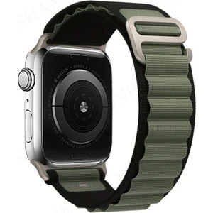 Apple Watch Uyumlu 38MM 40MM 41MM 1/2/3/4/5/6/se/7/8/9ultra Mountain Kordon Siyah-Yeşil