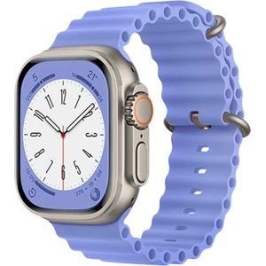 Apple Watch Uyumlu 38MM 1/2/3/4/5/6/se/7/8/9ultra Ocean Kordon Kordon Lila