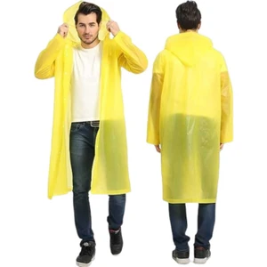 Main Shop Unisex Sarı Su Rüzgar Geçirmez Yağmurluk