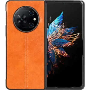 Tecno Phantom V Fold Deri Desenli Plastik Koruma KILIF-AL4225