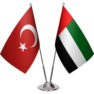 Asya Bayrak Birleşik Arap Emirliği Ikili Masa Bayrağı