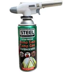 1300 Derece Orijinal Pürmüz Çakmak No 920 + 1 Adet Steel Kartuş