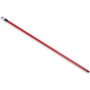 Sapsan Metal Vidalı Boyalı Kırmızı Fırça Faraş Süpürge Çeksil Sap Sapı - 120 cm