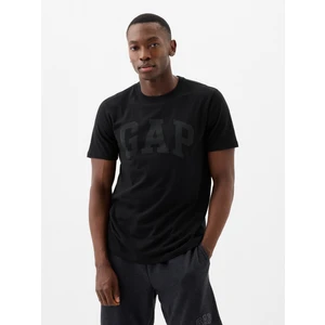 Erkek Siyah Gap Logo T-Shirt