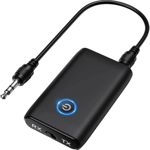 Araba Için Aux Bluetooth Adaptörü, Bluetooth 5.0 Verici Alıcı, Taşınabilir Kablosuz Bluetooth Adaptörü, 2'si 1 Arada Bluetooth Aux Adaptörü, Dizüstü Bilgisayar Için Ses Alıcısı, Ra (Yurt Dışından)