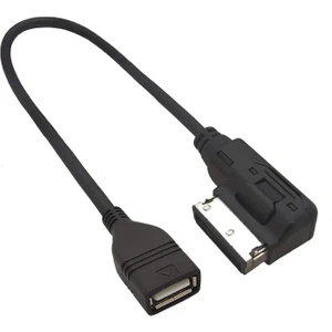 Araba Müzik Arayüzü Mdı Mmı Mp3 USB Flash Sürücü Aux Adaptör Kablo Kordonu Mercedes Benz Cls E Sl Cla S Sınıfı Için Uyumlu (Yurt Dışından)