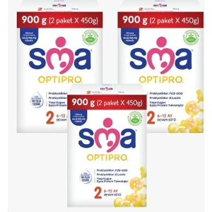 Sma Optipro 2 Probiyotik Devam Sütü 3lü 900 gr