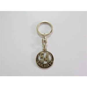 Gross AVM Metal Şehir Il Plaka Anahtarlık - 54 Sakarya