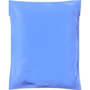 Svs Etiket Plastik 25 x 30 + 5 Mavi Cepsiz Kargo Poşeti 80 Mikron