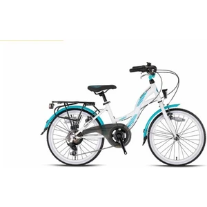 Galaxy - 20" Cıty - 12" - 7 Vites - V.b. - Beyaz/turkuaz