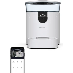 Kameralı ve Sesli Akıllı Mama Kabı Wi-Fi Destekli 7 Litre - Smart Pet Feeder - App ile Kontrol
