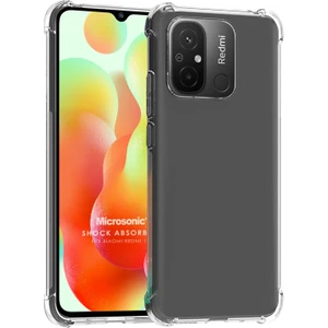 Xiaomi Redmi 12C Kılıf Shock Absorbing Şeffaf