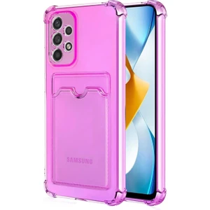 Samsung Galaxy A53 5g Card Slot Shock Kılıf Pembe