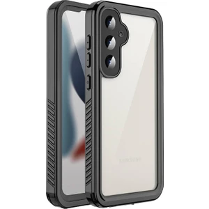 Samsung Galaxy S23 Fe Kılıf Waterproof 360 Full Body Protective Siyah