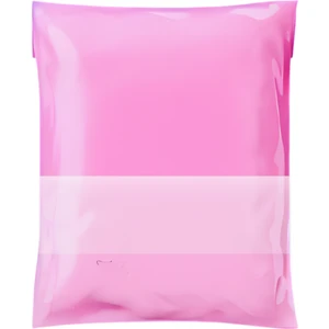 Svs Etiket Plastik 35 x 45 + 5 Lila Cepli Kargo Poşeti 80 Mikron