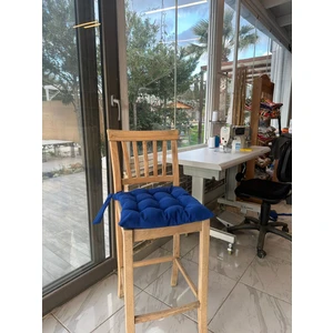 Karam Home Dekoratif Pofidik 4'lü Lacivert Sandalye Minderi