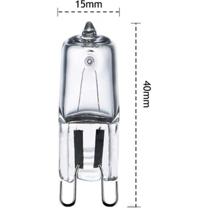 Fırın Iç Aydınlatma Lambası 40W Kapsül Lamba 2800K Işık Halojen Ampul 300°C