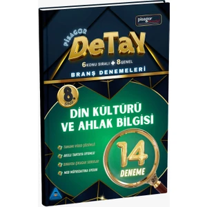 Zeka Küpü Yayınları 8. Sınıf Pisagor Detay 14'lü Din Kültürü ve Ahlak Bilgisi Branş Denemeleri