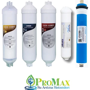 Su Arıtma Cihazı Filtresi Yerli Üretim 3lü & Vontron Membranlı  Coconut Tatlandırıcı