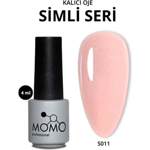 Kalıcı Oje S011, Hafif Simli Açık Pudra, 4 ml