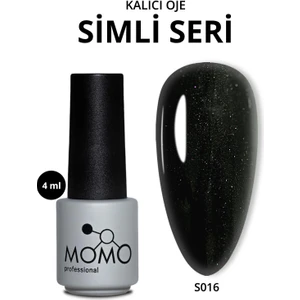Kalıcı Oje S016 Hafif Simli Siyah 4 ml