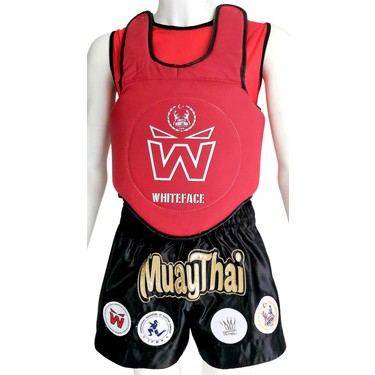 Muay Thai Müsabaka Safeguard (Çift Taraflı) (Kırmızı-Mavi) Fiyatı