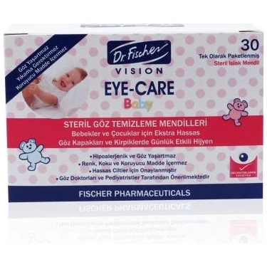 Dr.Fischer EyeCare Bebek Göz Temizleme Mendili - 30'lu