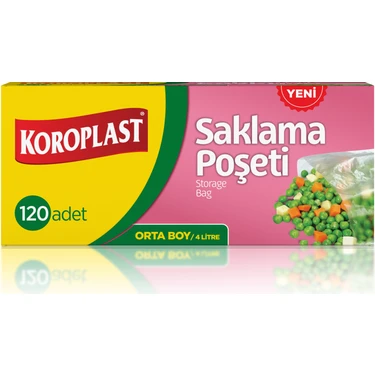 Koroplast Saklama Poşeti  24X38 cm 120'LI (Eko Buzdolabı